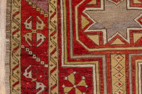 Vintage Oushak Area Rug (4' x 9')
